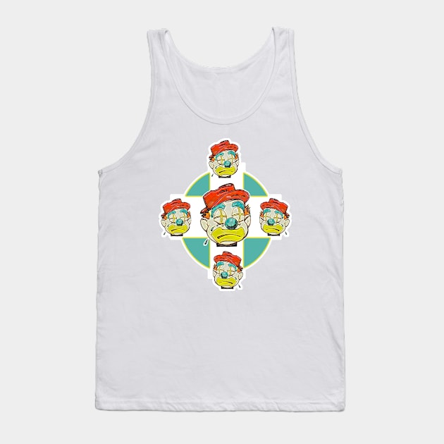 Crying clown circus Tank Top by Marccelus